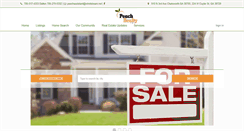 Desktop Screenshot of peachrealtyinc.com